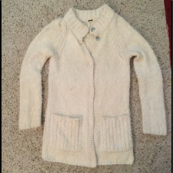 Free People Sweaters - FREE PEOPLE FURRY BOGO CHIC CARDIGAN SWEATER sz XS